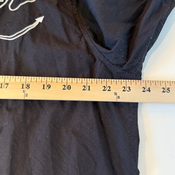 Coofandy Men’s XL Western Cowboy Shirt Black Embroidered Rodeo Style - Picture 6 of 8